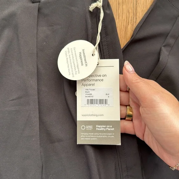 Vuori Black Villa Trouser NEW - Picture 3 of 5